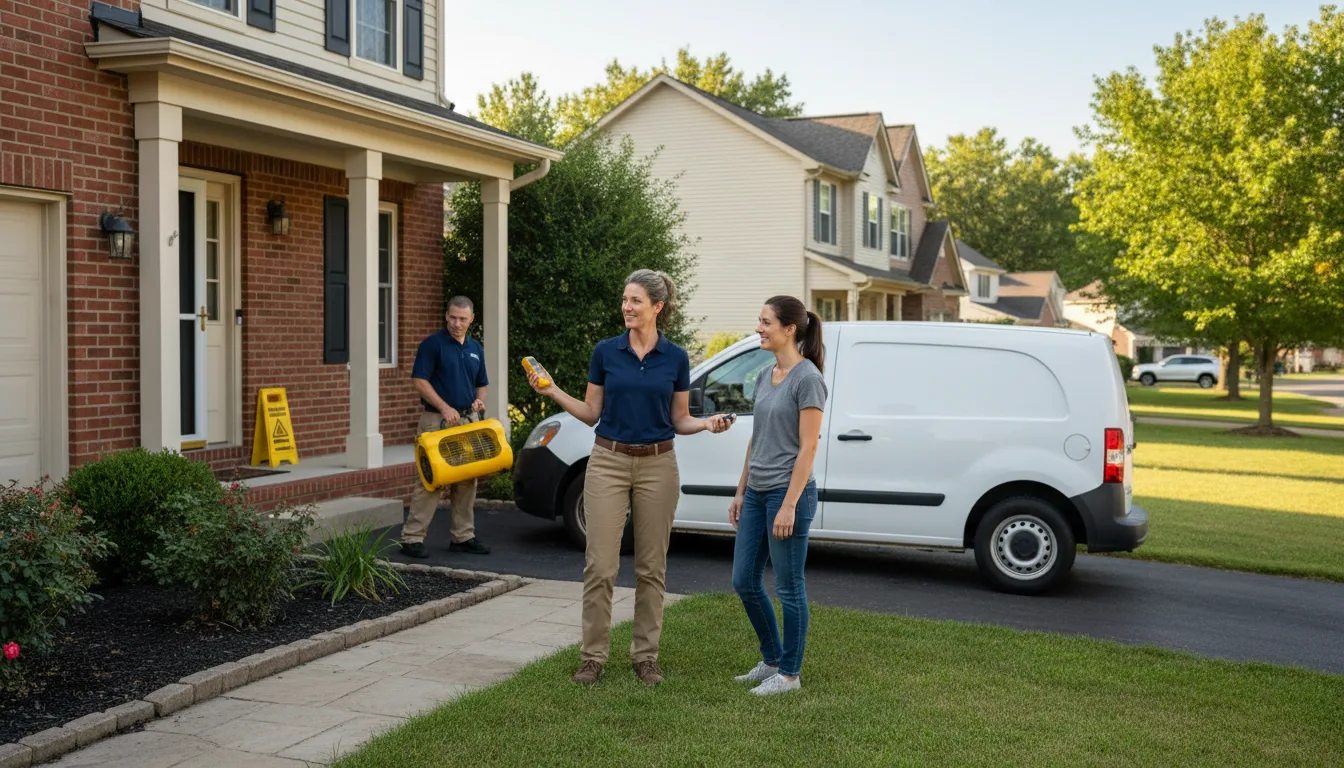 Water restoration image for Home Water Damage Repair in Whiteland, IN